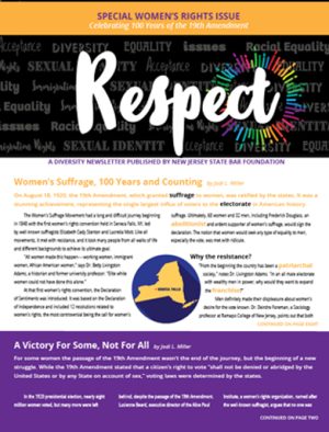 Respect - Special Women's Rights Issue: Celebrating 100 Years of the 19th Amendment