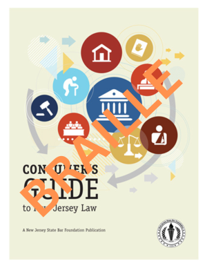 Consumer's Guide to New Jersey Law BRAILLE