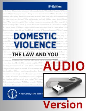 Domestic Violence: The Law and You AUDIO USB